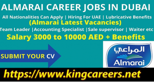 Almarai Career Jobs In UAE
