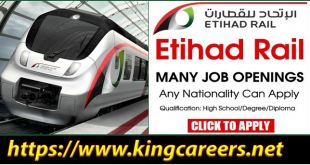 Etihad Rail Jobs 2022
