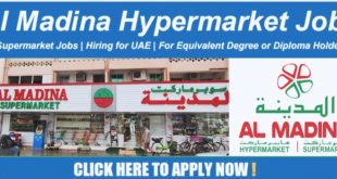 Al Madina Hypermarket Career Vacancies