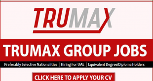 Trumax Jobs In Dubai