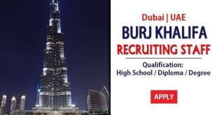 Jobs in Dubai Burj Khalifa