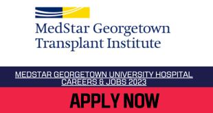 MedStar Georgetown University Hospital jobs 2023