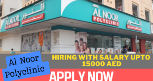Al Noor Polyclinic Job