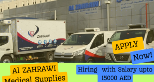Al ZAHRAWI Medical Supplies Jobs 2024