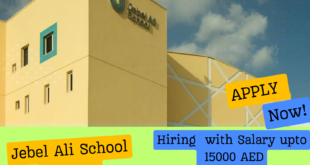 Jebel Ali School Careers dubai